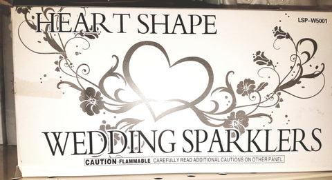 Sparklers, Wedding Heart