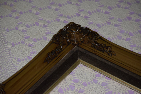 Frames, ornate dark wood