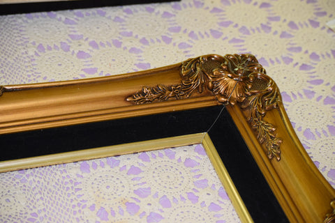 Frame, Brass with black velvet mat